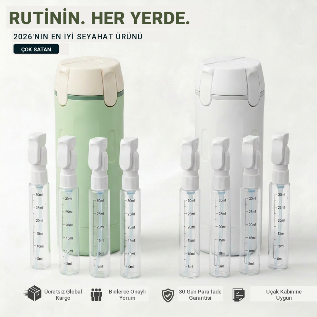 Rutinin her yerde - Trippora seyahat seti