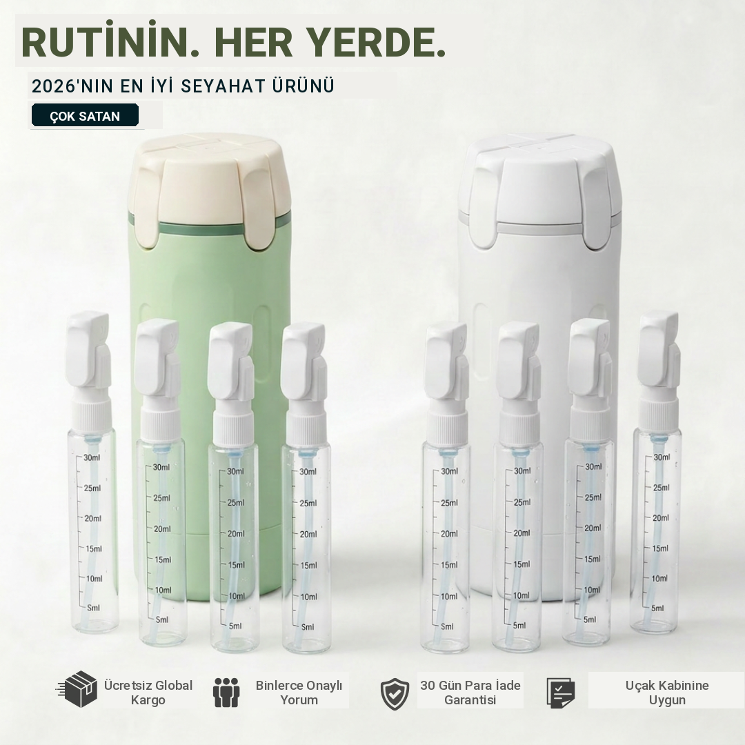 Rutinin her yerde - Trippora seyahat seti